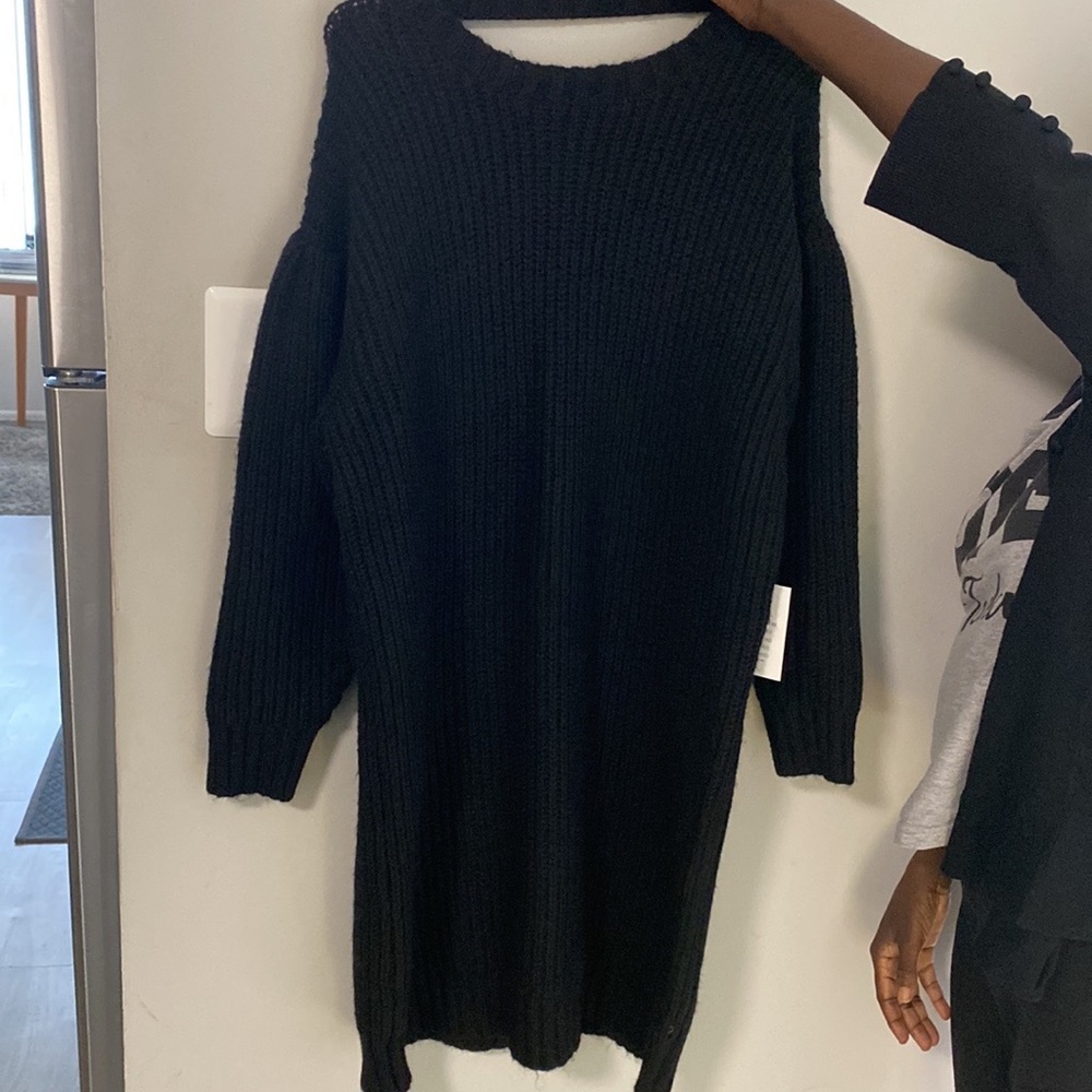 Mini sweater dress